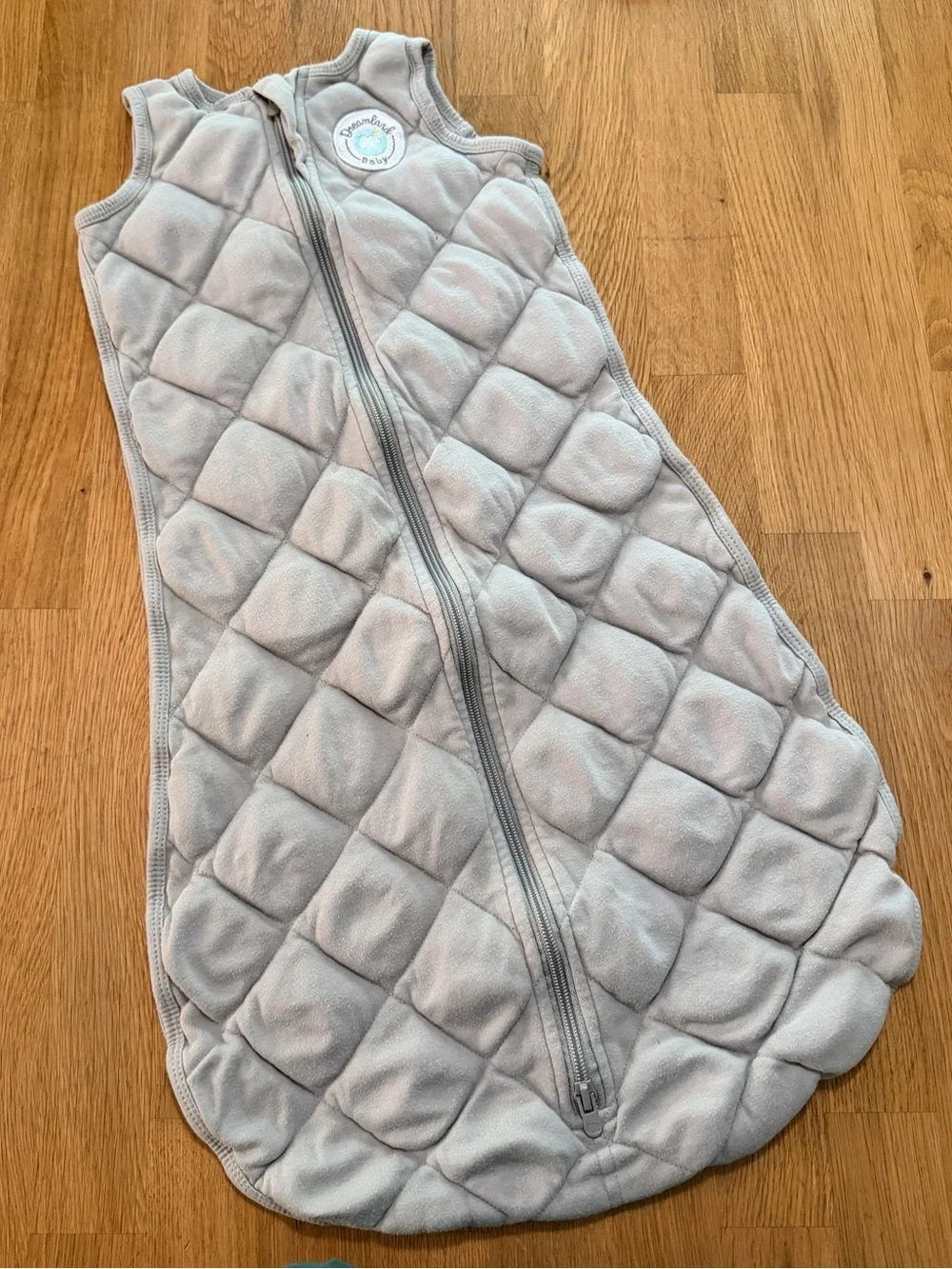 Dreamland Baby 6-12 MONTHS Gray Weighted Sleep Sack